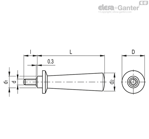 Imagen 4 de I.167/103 p-M8x25