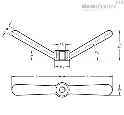 Imagen 4 de GN 206.1-32-M16-NI