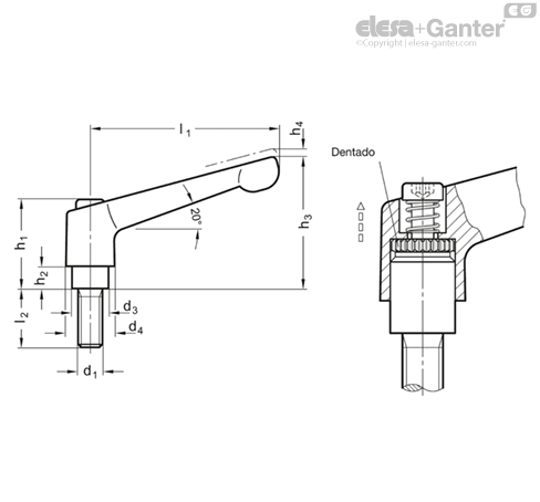 Imagen 4 de GN 300.1-108-M16-63-OS