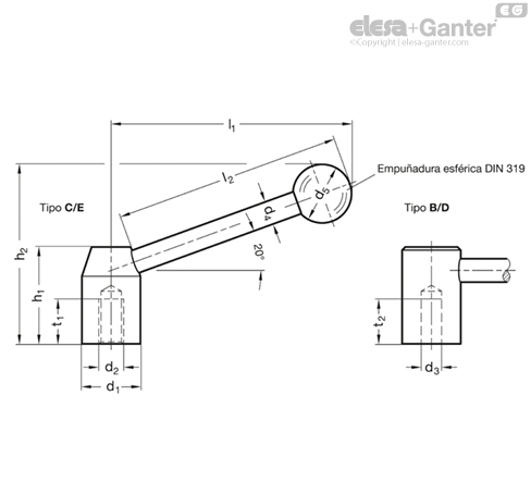 Imagen 4 de GN 212-25-M12-E