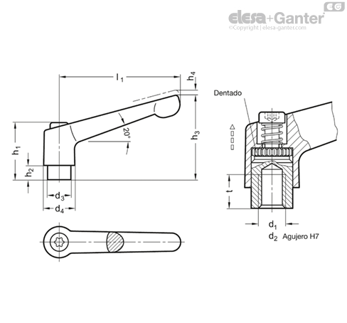 Imagen 1 de GN 300-22-M3-SW
