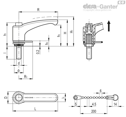 Imagen 5 de ERX.63-SST-p-M8x30-C1-LP