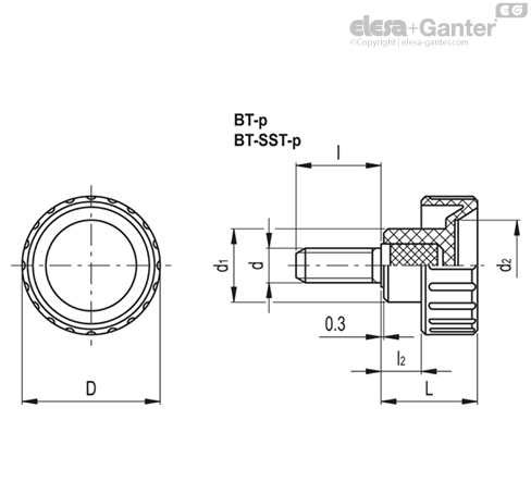 Imagen 2 de BT.16 p-M3x6