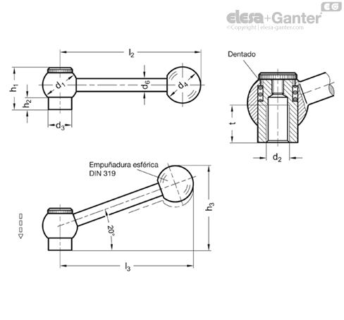 Imagen 1 de GN 6337.3-25-M8-N