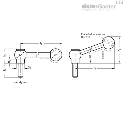 Imagen 1 de GN 6337.3-28-M12-80-N