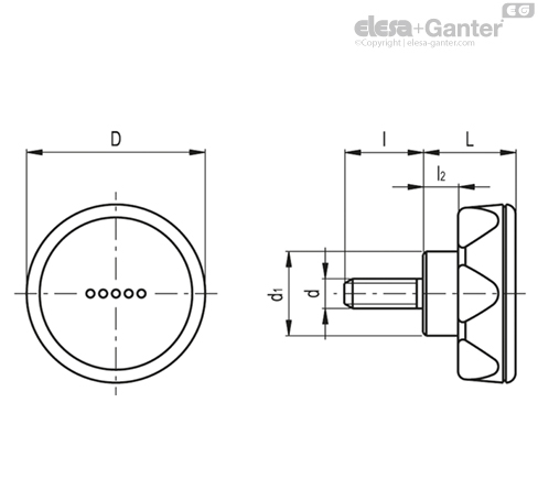 Imagen 2 de ELK.45 p-M8x30-C1
