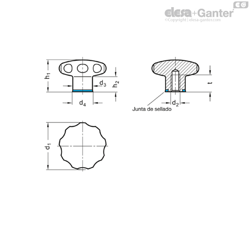 Imagen 2 de GN 5435-50-M10-PL-E