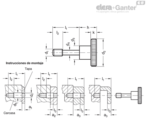 Imagen 2 de GN 464.2-M4-17-NI