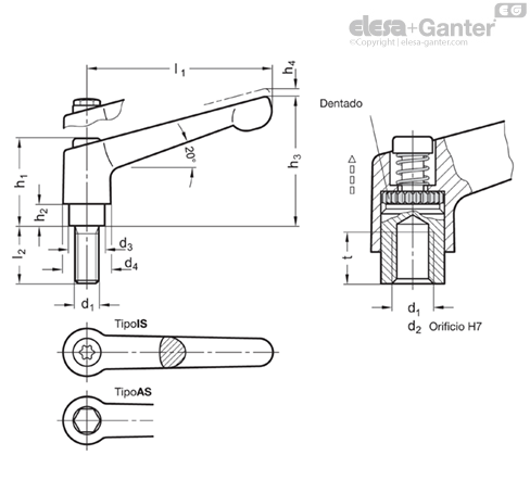 Imagen 2 de GN 300.6-30-M3-12-AS