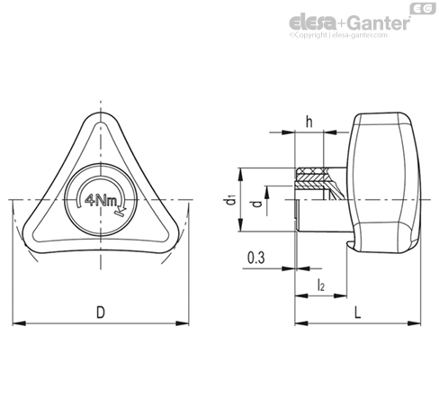 Imagen 2 de VTD.60-AZ-M8-3Nm
