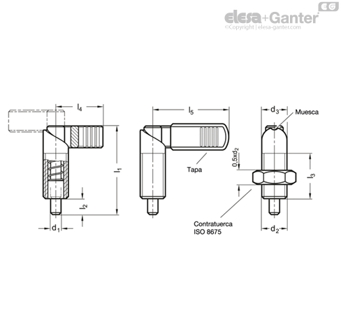 Imagen 1 de GN 612-10-M16x1,5-BK
