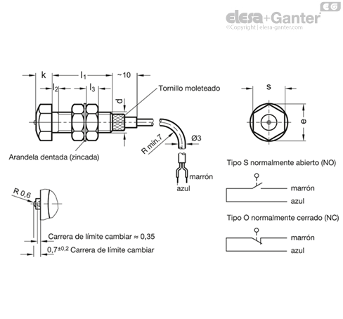 Imagen 1 de GN 251.2-M8-25-O