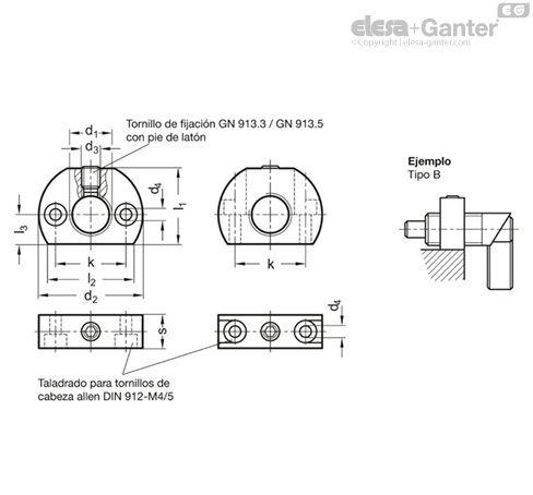 Imagen 1 de GN 612.1-M16x1,5-A