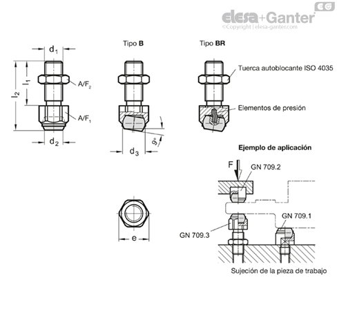 Imagen 2 de GN 709.35-13-M8-BR