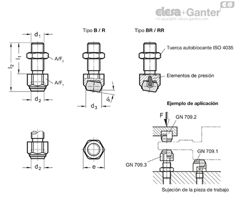Imagen 2 de GN 709.3-13-M8-BR