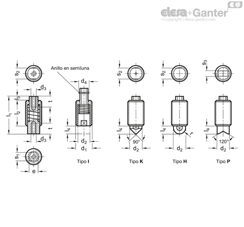 Imagen 1 de GN 513-M16x1,5-K-2