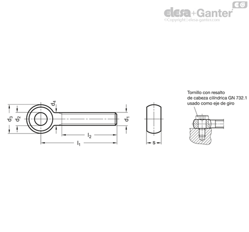 Imagen 2 de GN 1524-M16-100-NI