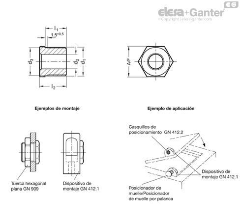 Imagen 4 de GN 412.2-M16x1,5-B10,2