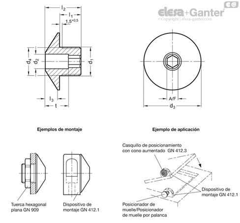 Imagen 4 de GN 412.3-M16x1,5-B10,2