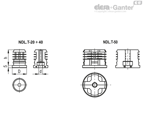 Imagen 4 de NDL.T-25x1.5-2-M6