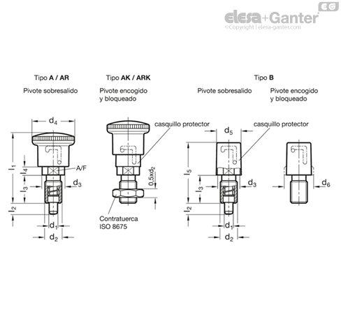 Imagen 2 de GN 816-8-M16x1,5-A