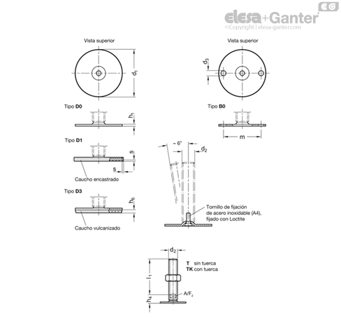 Imagen 2 de GN 44-80-M16-150-D0-T