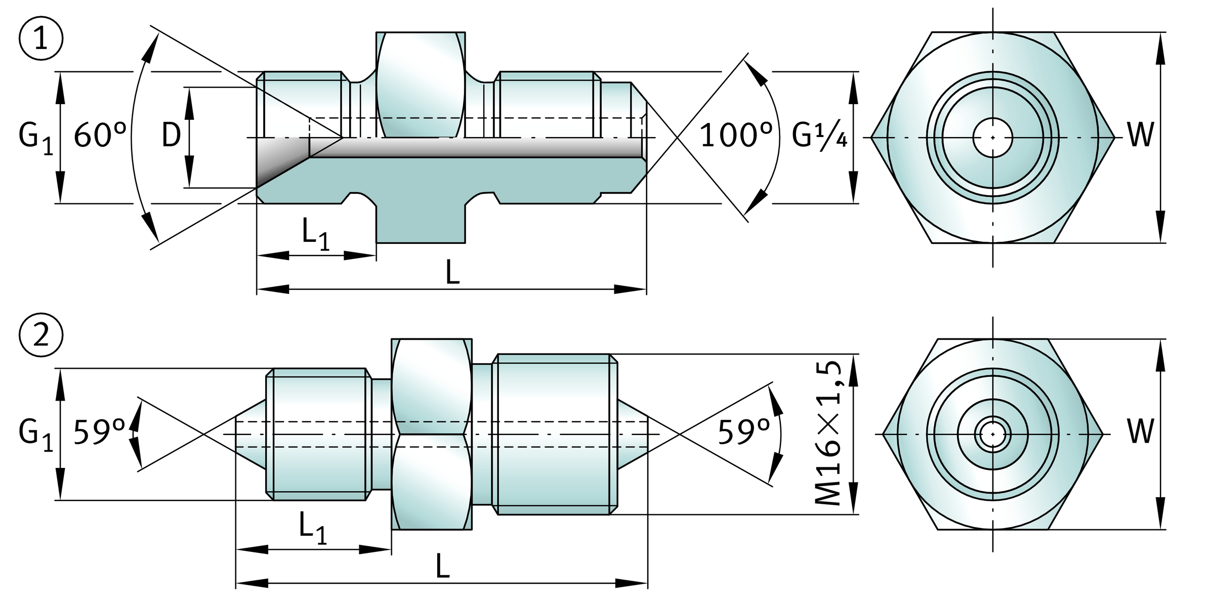 Imagen 2 de PUMP1000.ADAPTER-SET