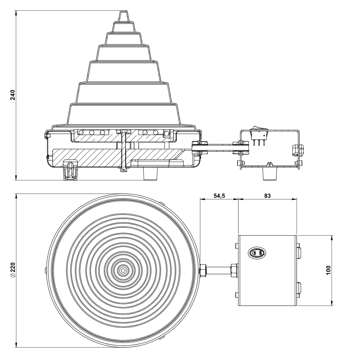 Imagen 3 de CONE-HEATER-CHC-230V