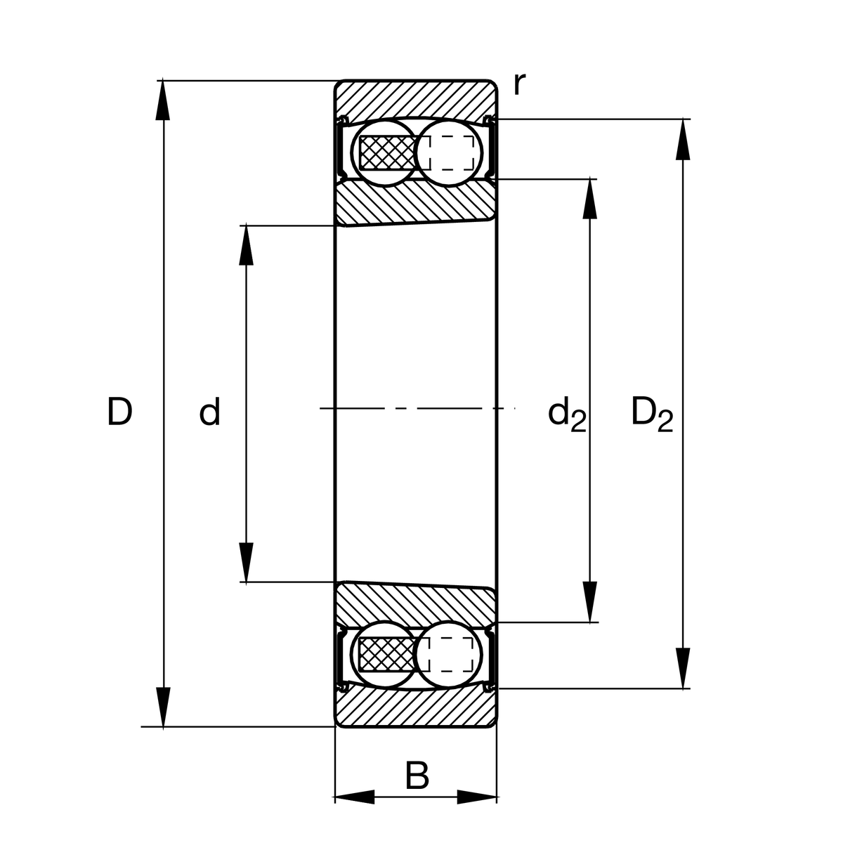 Imagen 2 de 2206-K-2RS-TVH-C3