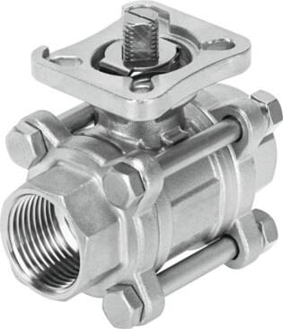 Imagen 1 de Válvula de bola - VZBE-4-T-63-T-2-F1012-V15V16