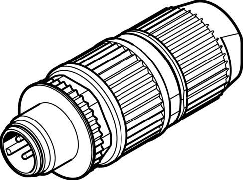 Imagen 1 de Conector - NECU-S-M12G4-HX-Q7