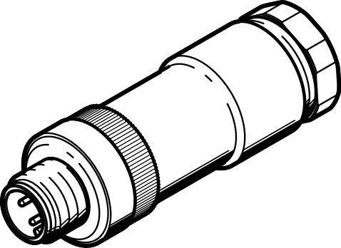 Imagen 1 de Conector - NECU-S-M12G4-D-IS