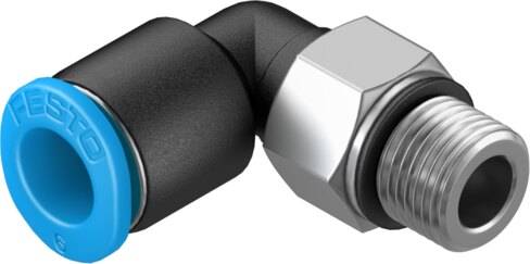 Imagen 1 de Racor rápido roscado en L - QSML-M7-6-100