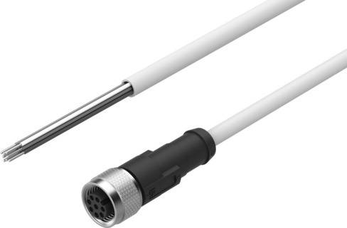 Imagen 1 de Cable de conexión - NEBC-M12G8-E-2-N-B-LE8