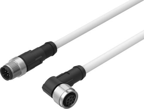 Imagen 1 de Cable de conexión - NEBC-M12W8-E-5-N-M12G8