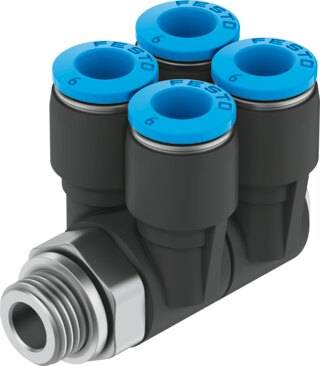 Imagen 1 de Distribuidor múltiple - QSLV4-G1/8-6