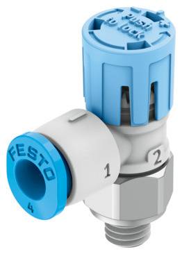 Imagen 1 de Válvula de estrangulación y antirretorno - VFOE-LS-T-M5-Q4-F1A