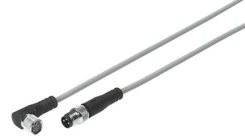 Imagen 1 de Cable de conexión - NEBV-M8W4L-E-5-M8G3