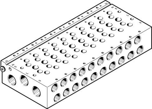 Imagen 1 de Perfil distribuidor - VABM-L1-18W-G38-8