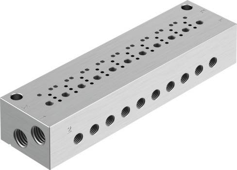 Imagen 1 de Bloque de conexión - VABM-C12-6M-M5-M3-10