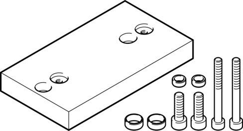 Imagen 1 de Kit adaptador - DHAA-D-H2-32-Q11-25-E