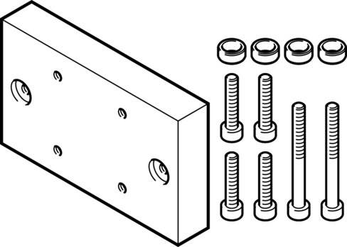 Imagen 1 de Kit adaptador - DHAA-D-H4-12-Q11-8