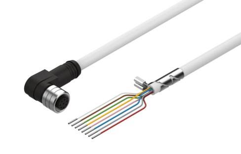 Imagen 1 de Cable del encoder - NEBM-M12W8-E- -LE8