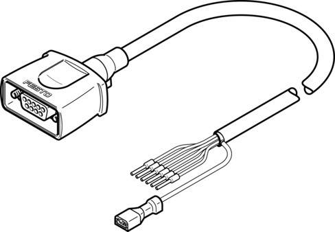 Imagen 1 de Cable del motor - NEBM-S1G9-E- -Q5-LE6