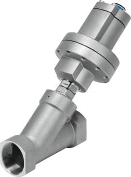 Imagen 1 de Válvula de asiento inclinado - VZXA-B-TS6-65-M2-V13T-5.6-M-90-26-V4