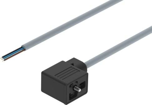 Imagen 1 de Cable de conexión - NEBV-B2W3F-P-K-0.6-N-LE3