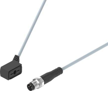 Imagen 1 de Cable de conexión - NEBV-Z4WA2L-P-E-0.5-N-M8G3-S1
