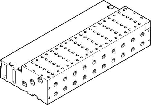 Imagen 1 de Bloque para montaje en batería - MHA2-PR10-5-M5