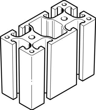 Imagen 1 de Columna perfilada - HMBS-80/40- -