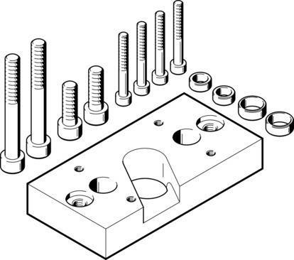 Imagen 1 de Kit adaptador - HAPG-SD2-30